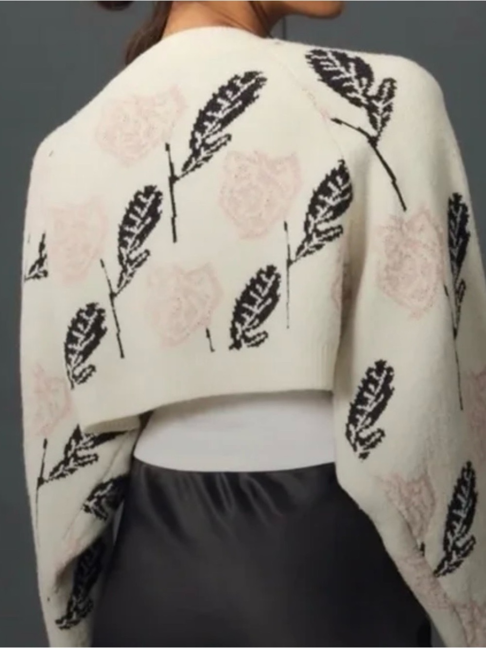 NWOT Maeve Ivory Cropped Sweater Shrug